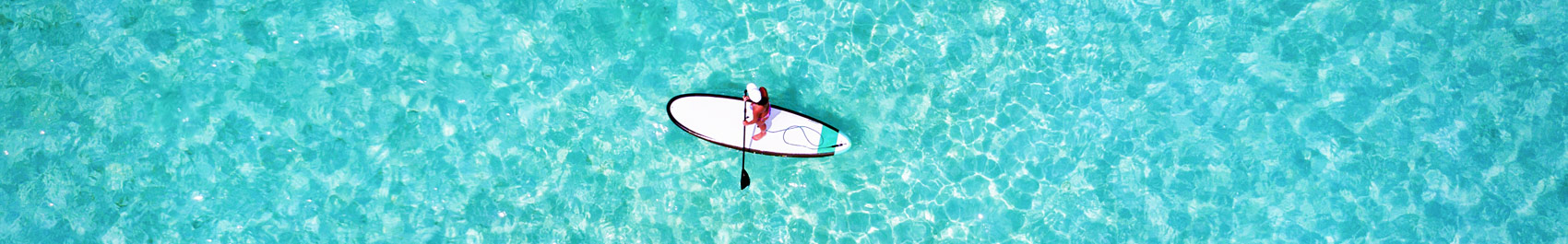 Standup paddle boarding in Hawaii