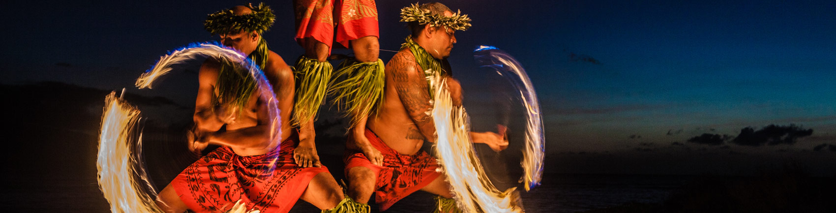 Fire knife dancing