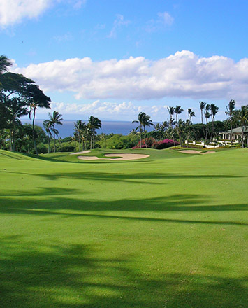 Golfing on Maui