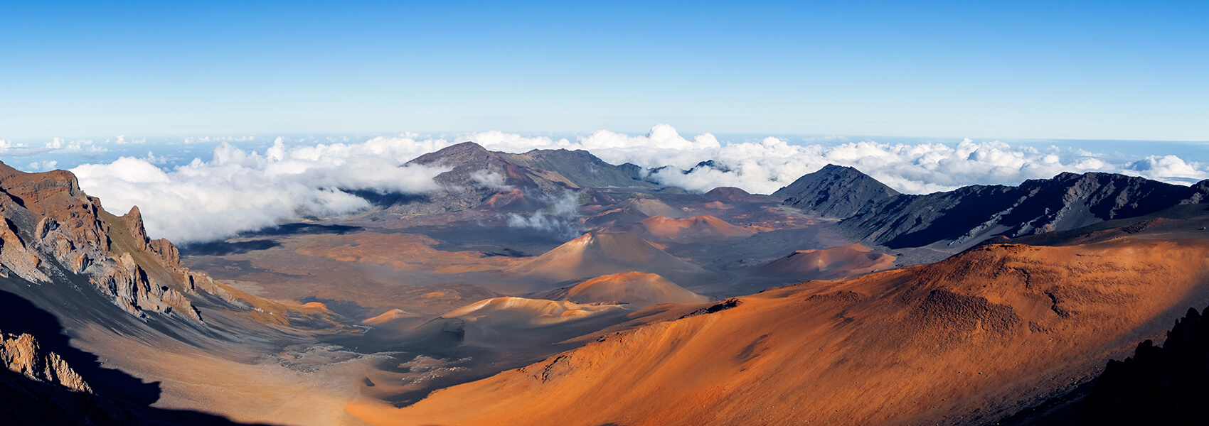 Volcanic mountain landscape