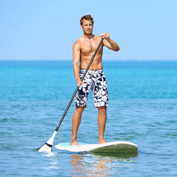 Standup paddle boarding Kailua Oahu