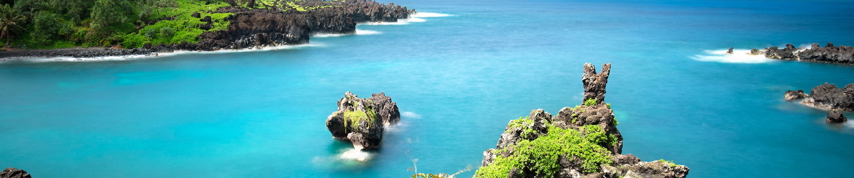 View of the Pacific Ocean off the island of Maui