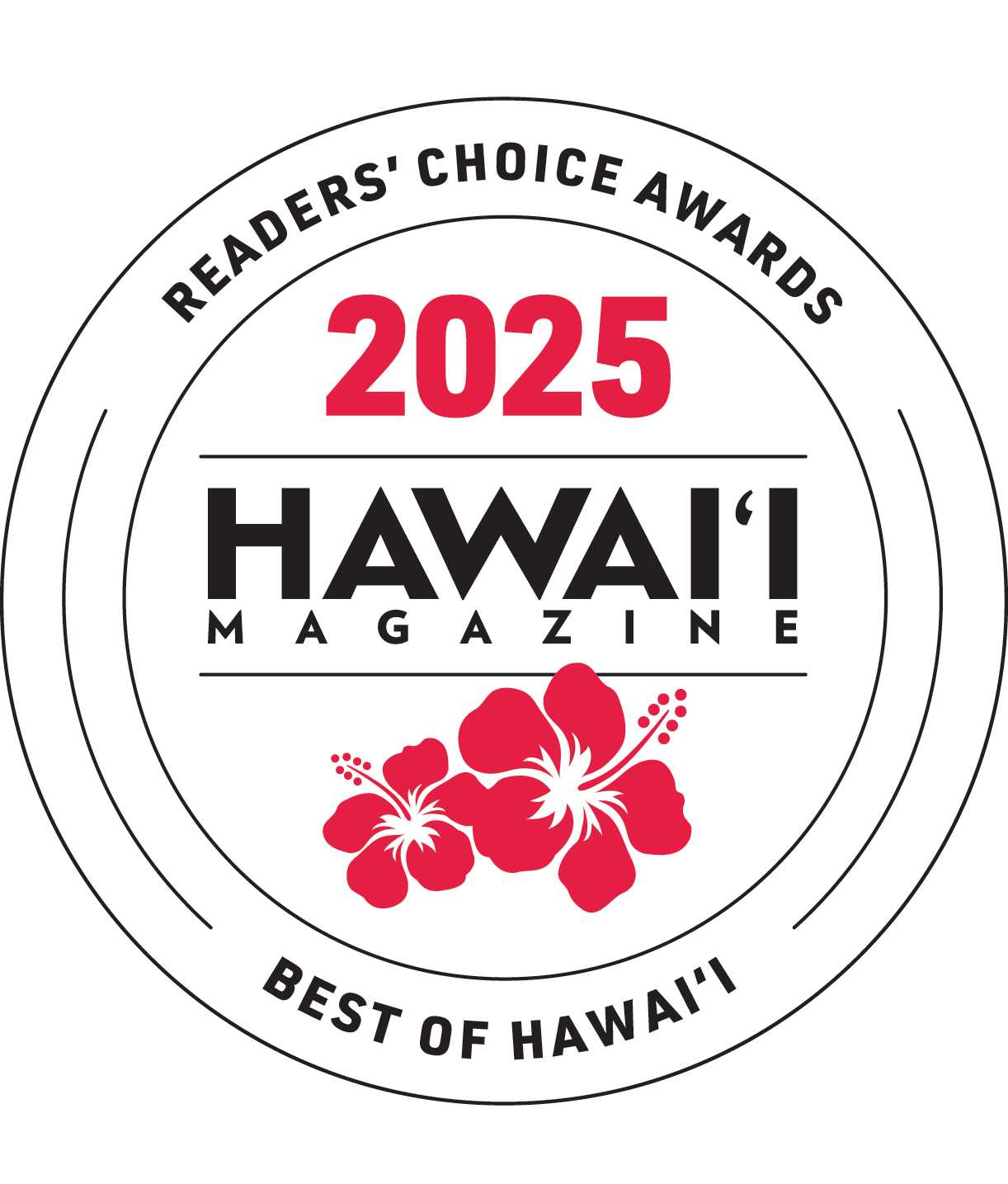 Readers' Choice Awards 2025 Hawaii Magazine Best of Hawaiʻi.