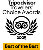 Tripadvisor Travelers' Choice Awards 2025 - Best of the Best.