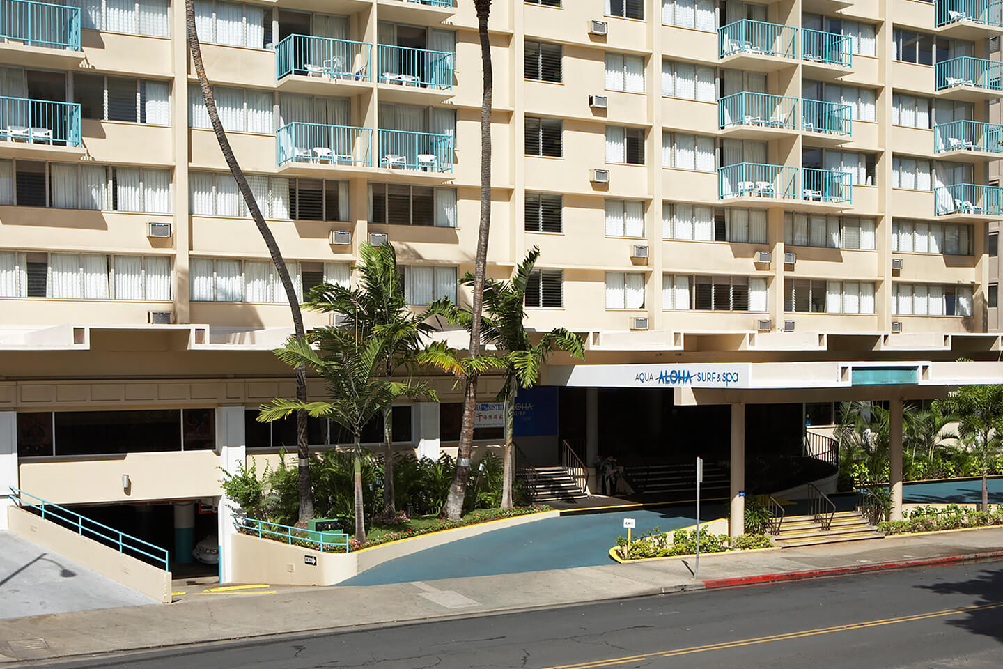 Hotel exterior.