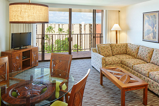 bedroom with garden view