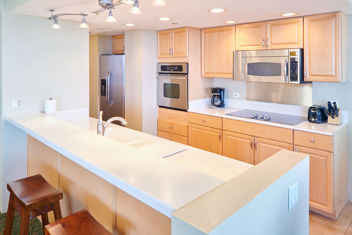 Two-Bedroom Oceanfront Suite Kitchen