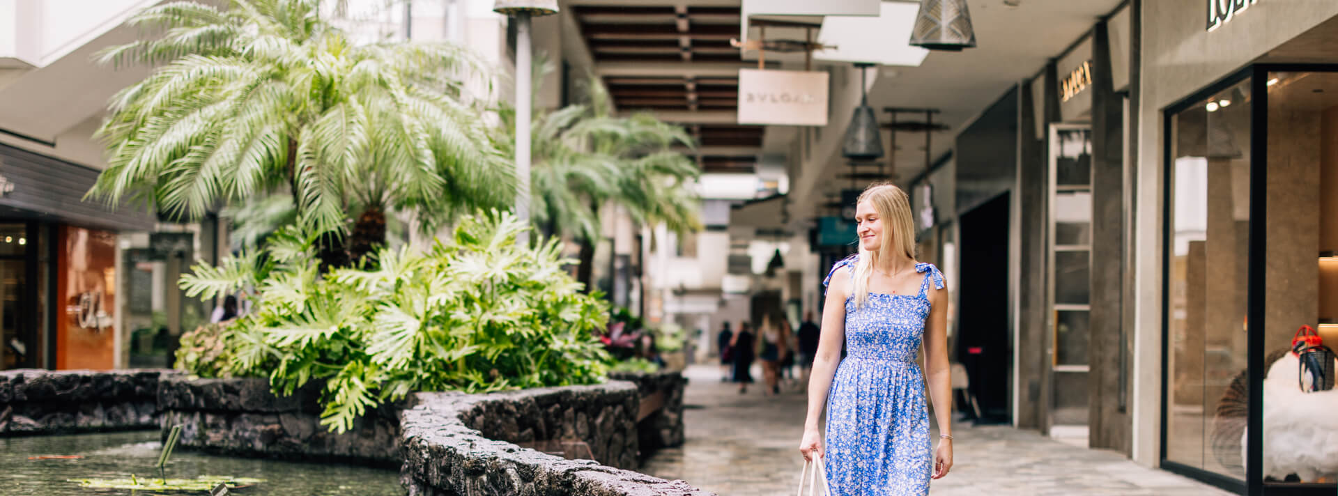 Shopping at the largest outdoor mall 