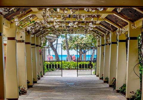 Hotel Entrance Walkway