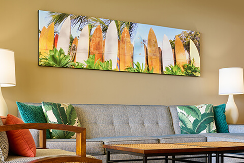 Aston Waikiki Beach Tower Living Area Detail