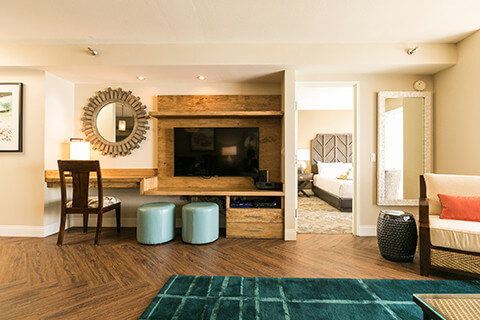 Two-Bedroom Penthouse Suite Living Room