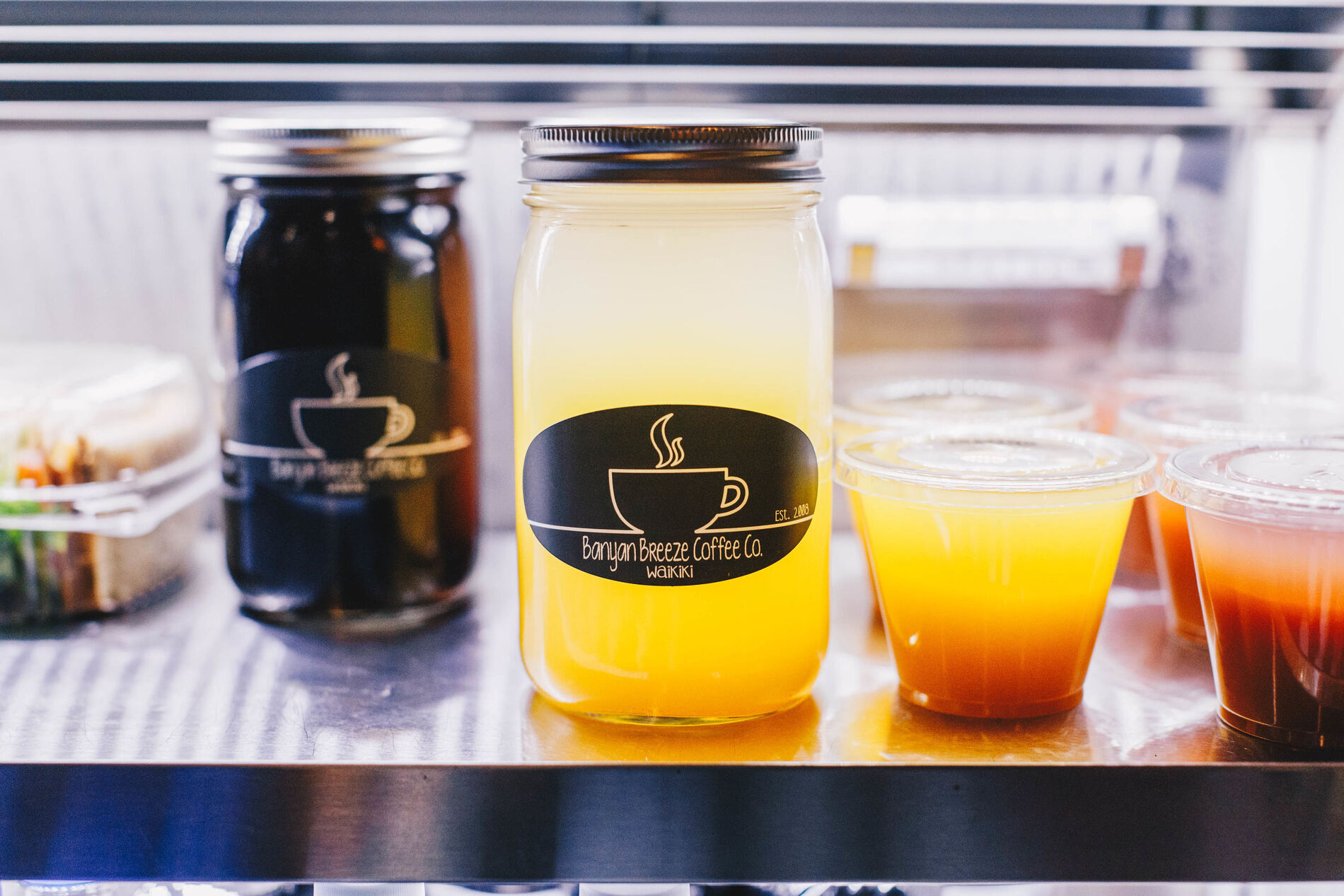 selection of beverages available Banyan Breeze at Aston Waikiki Banyan