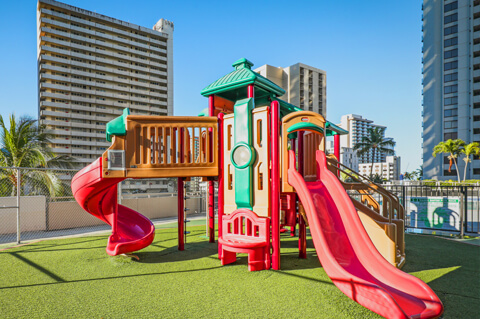 Outdoor children's playground.