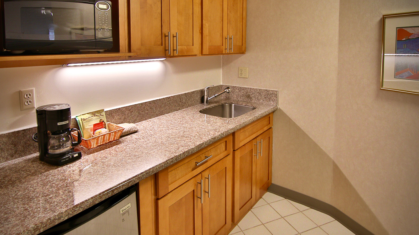 Business Suite Deluxe Mountain View Kitchen