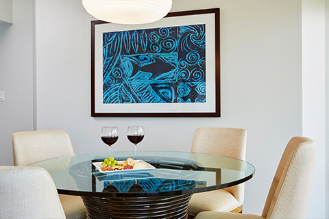 Luxury Two-Bedroom Suite Dining Area