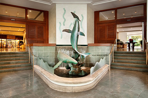 Ilikai Hotel and Luxury Suites Front Entrance
