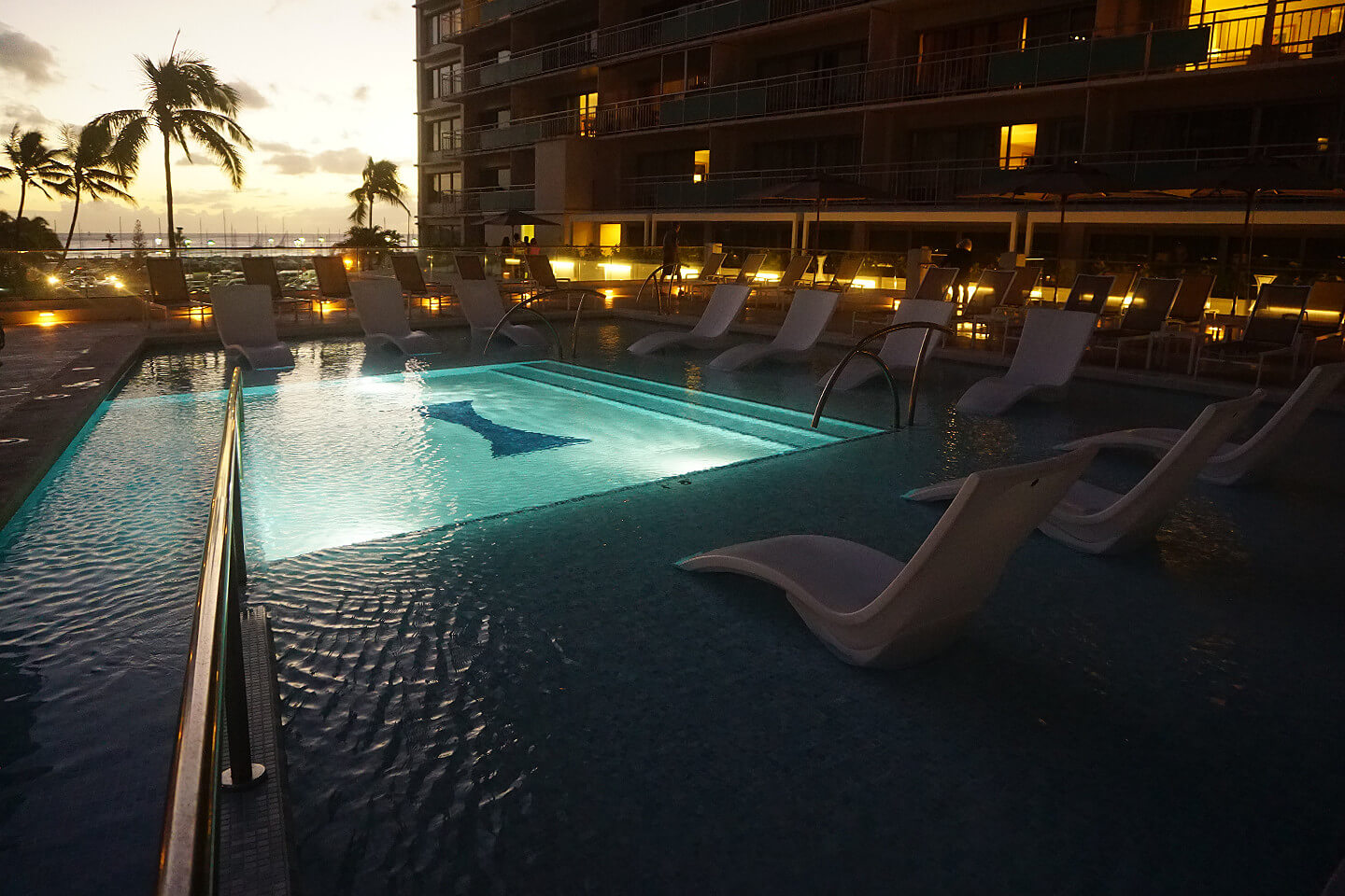 Pool at Sunset