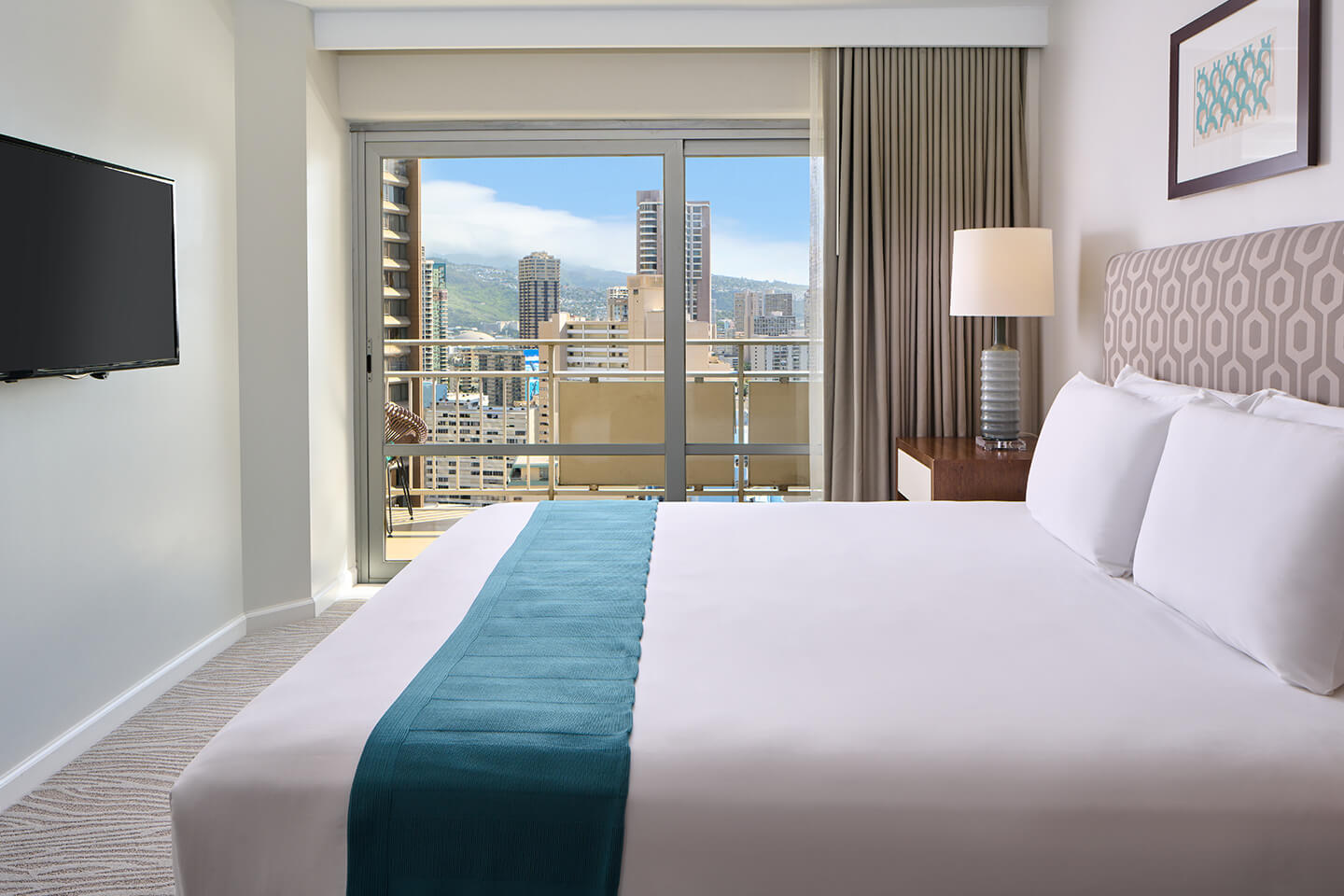 Luxury Two-Bedroom City View Bedroom