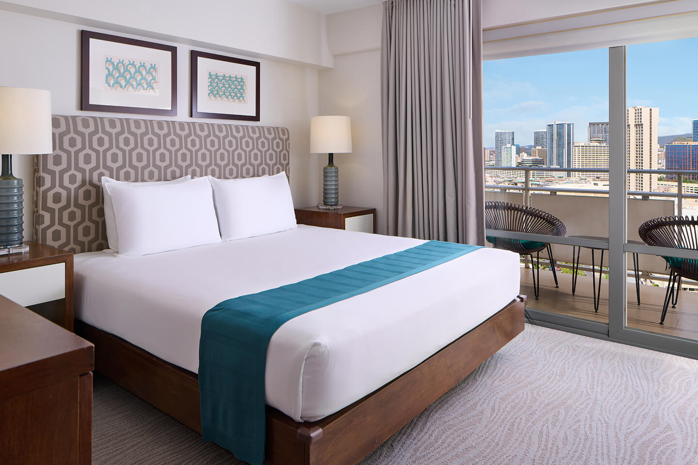 Luxury Two-Bedroom City View Bedroom