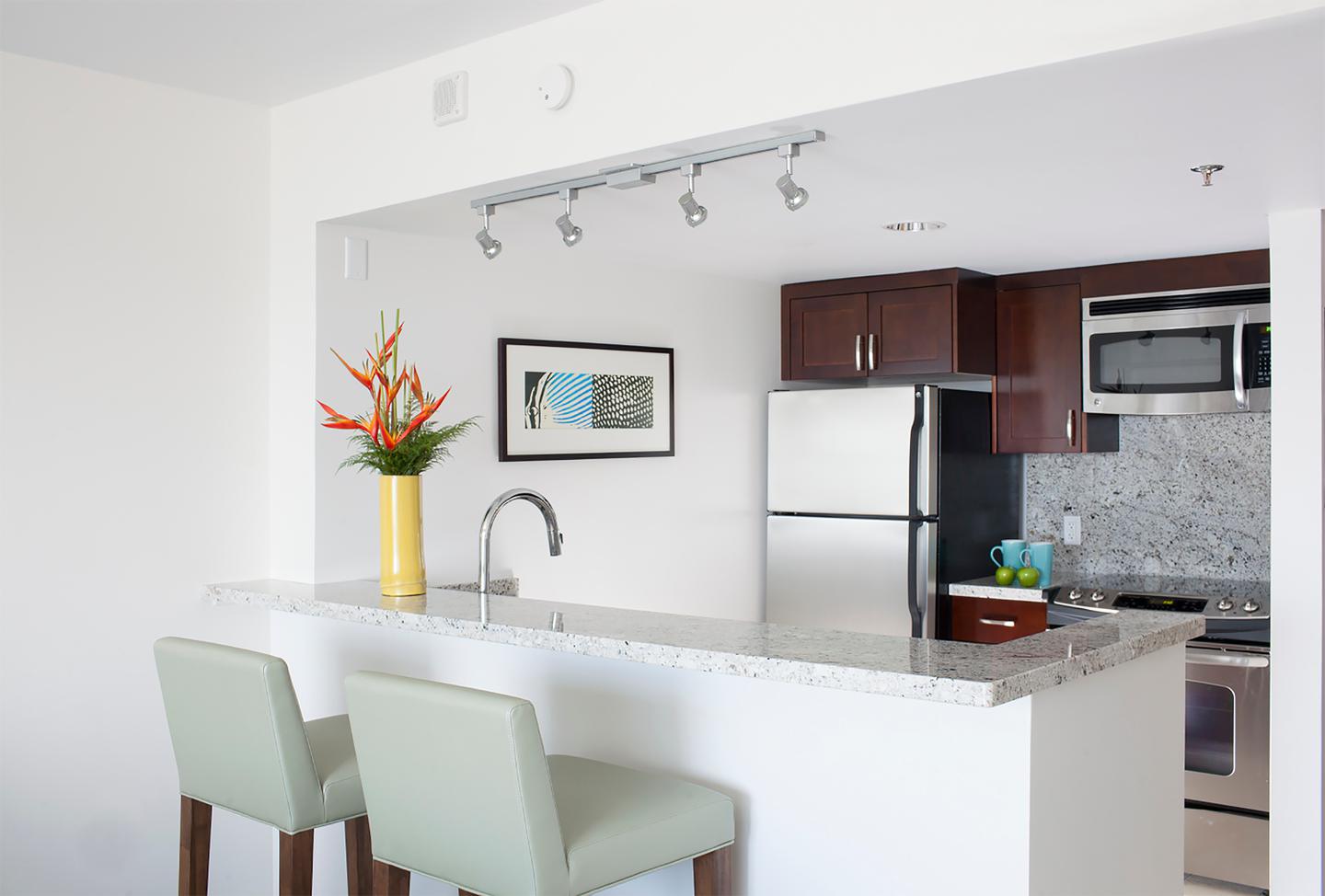 Luxury Junior Suite City View Kitchen