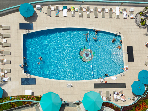 Aerial View of Pool