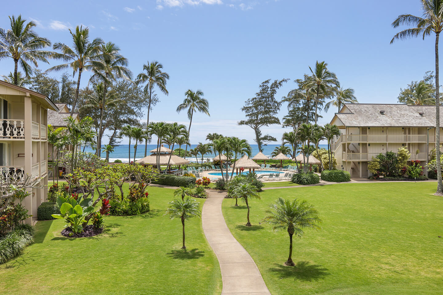 View of the grounds and the Swimming Pool 