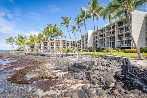 Shoreline at the Resort with a view of the ocean