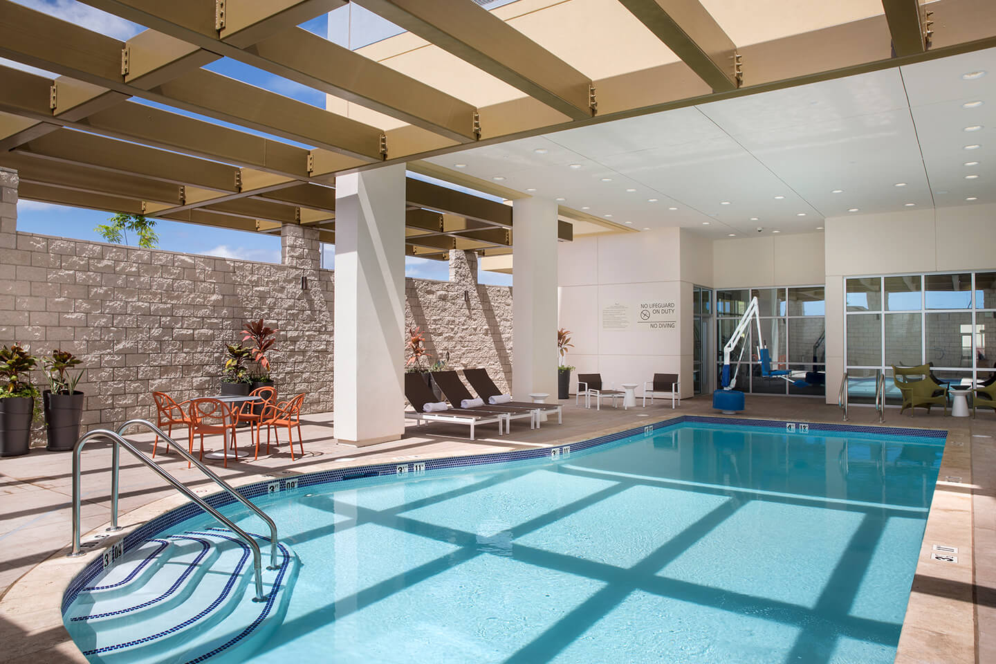Pool and deck