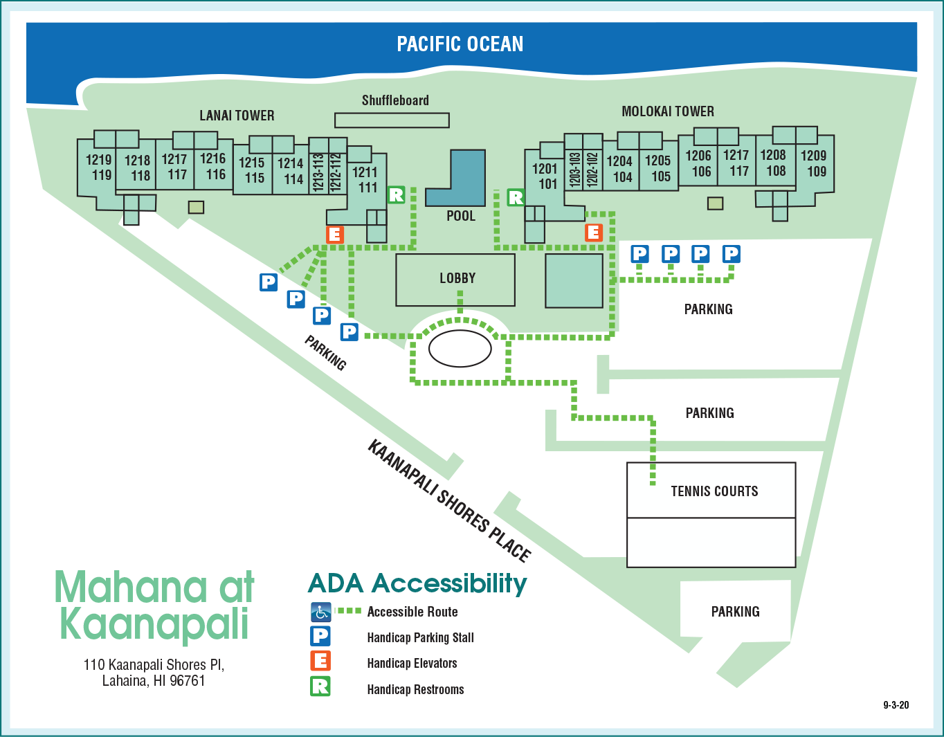 Accessibility map