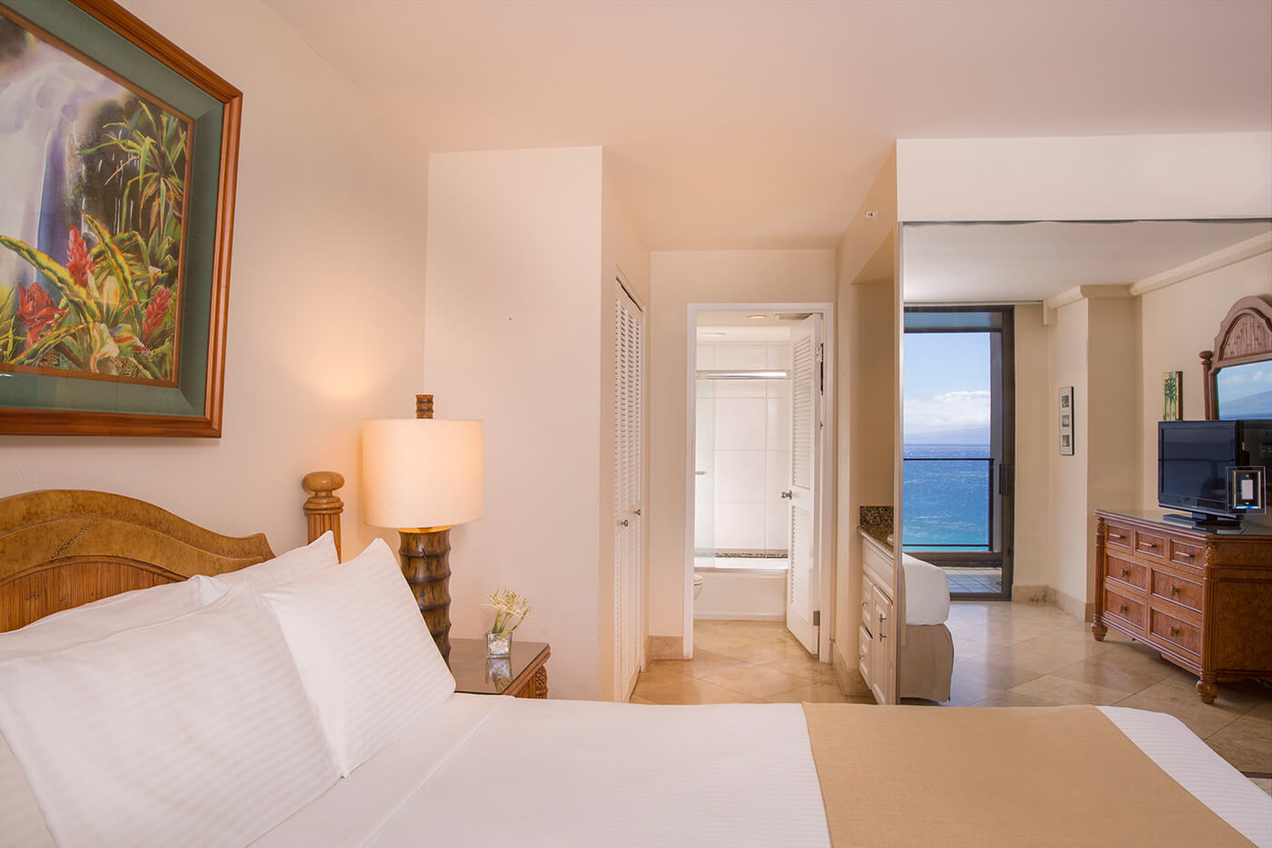 One-Bedroom Two-Bath Oceanfront Bedroom