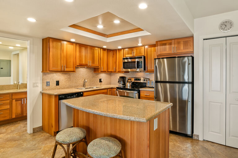 One-Bedroom Partial Ocean View Deluxe Kitchen