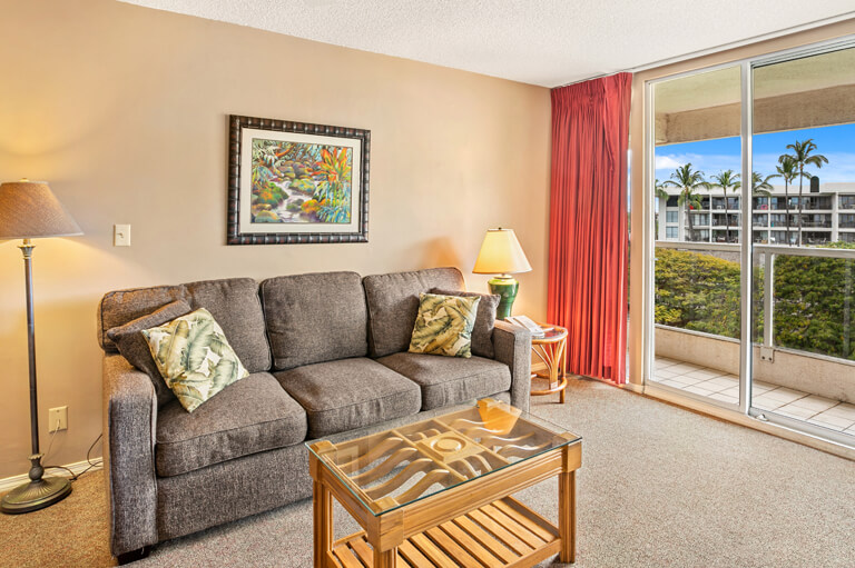 Two-Bedroom Ocean View Living Area
