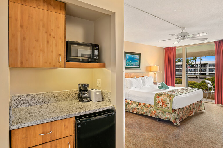 Two-Bedroom Ocean View Suite Master Bedroom Refreshment Area