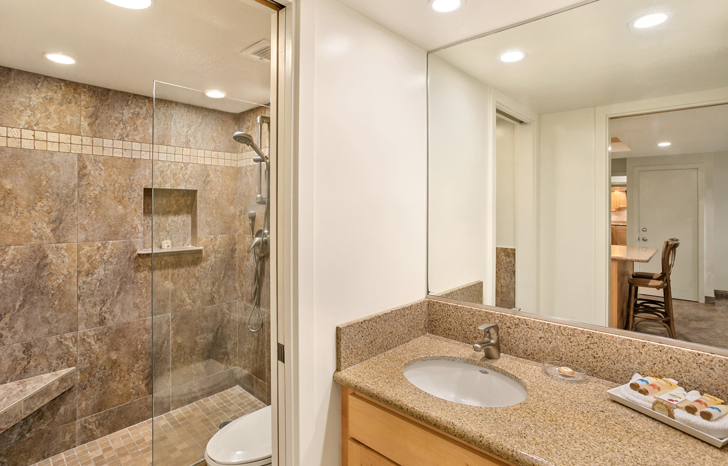 One-Bedroom Deluxe Suite Bathroom
