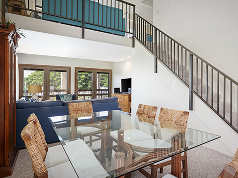 Three-Bedroom Ocean View Living Area Loft