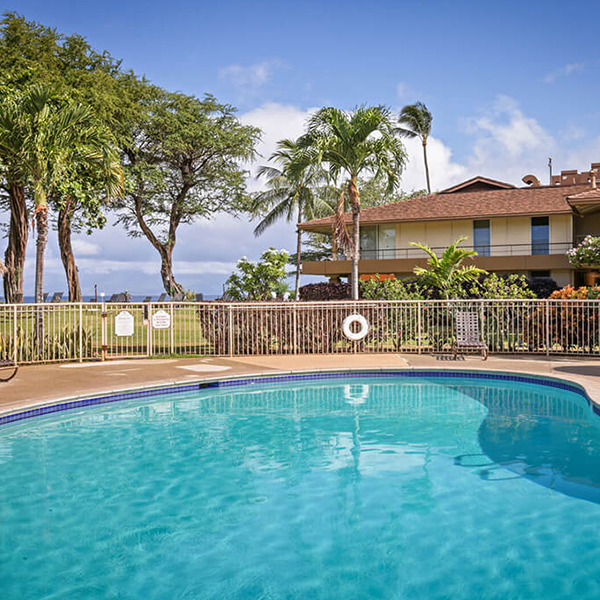 Outdoor swimming pool.