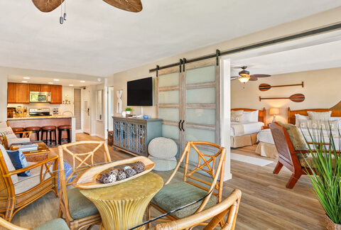 One-Bedroom Ocean View Living Room