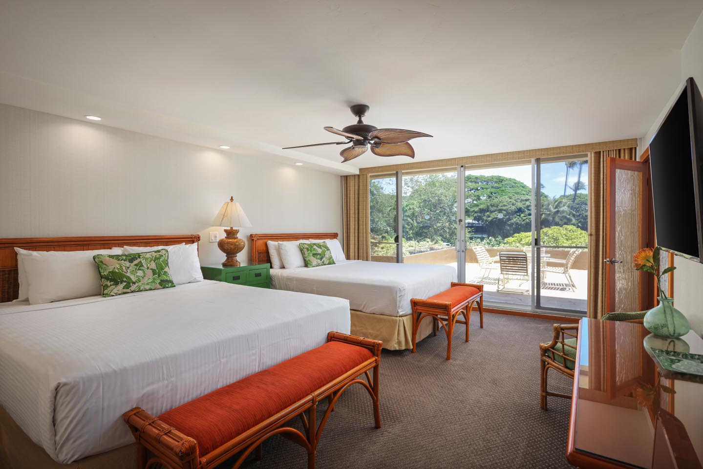 One-Bedroom Garden View Premium Bedroom