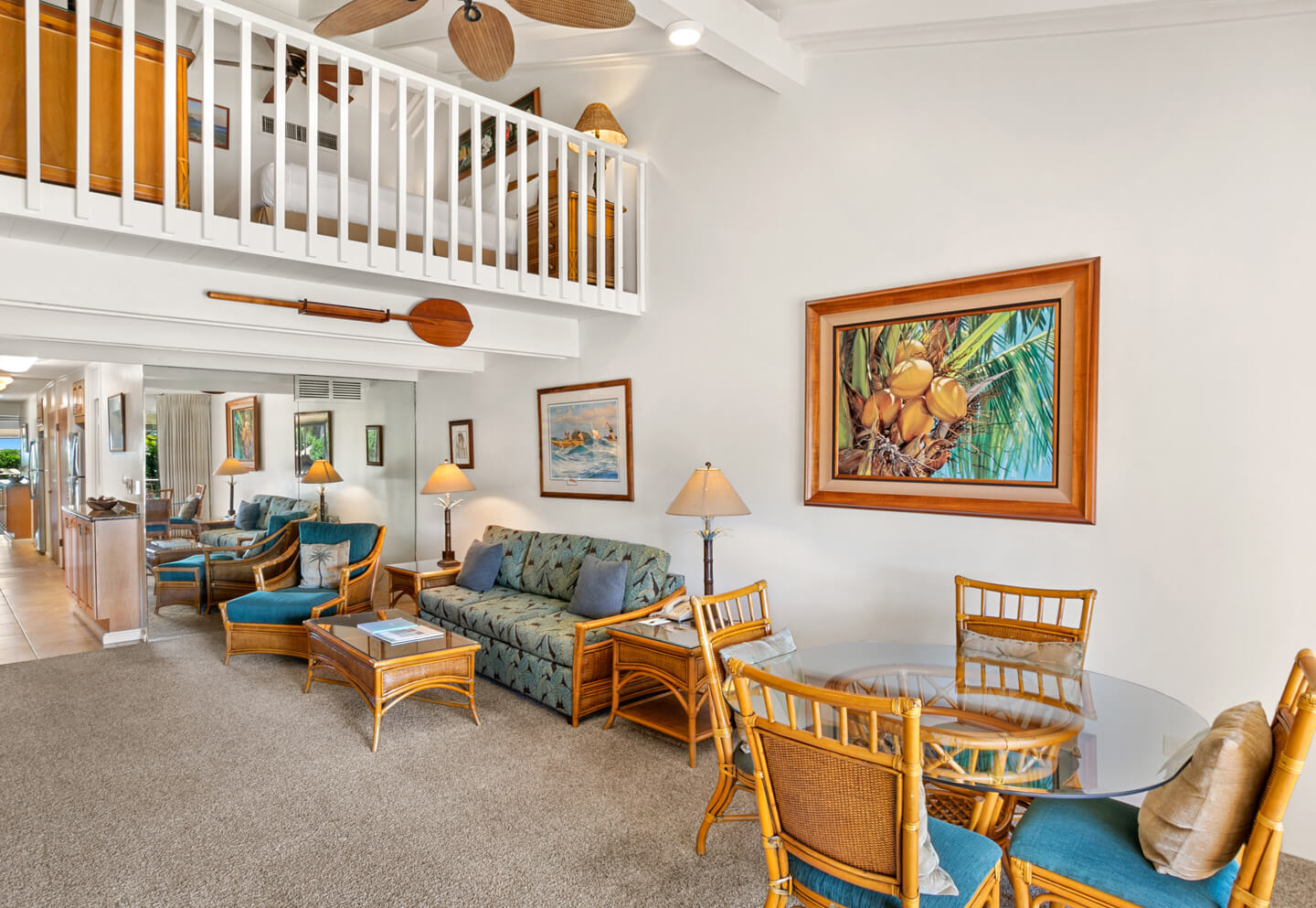One-Bedroom Garden View Deluxe Living space