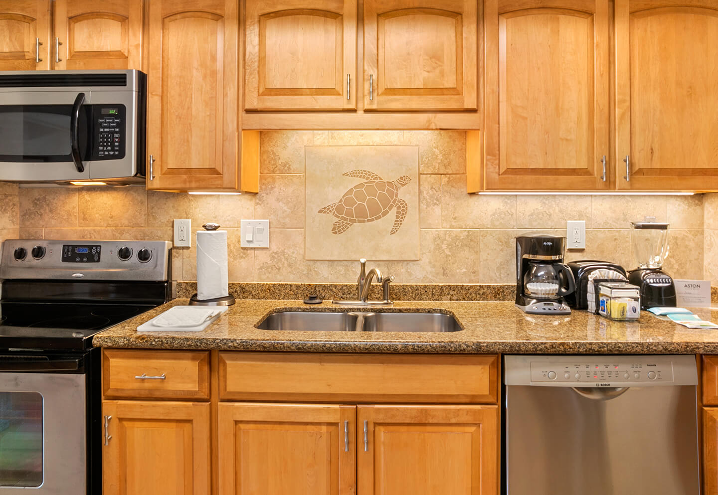 One-Bedroom Ocean View Kitchen