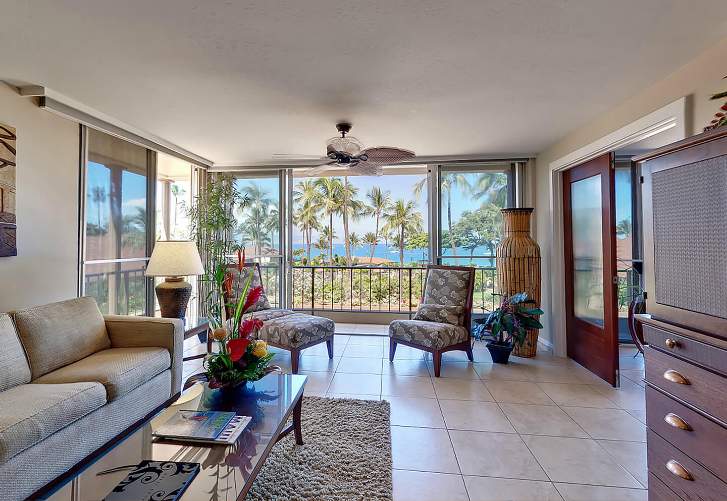 One-Bedroom Ocean View Living Room