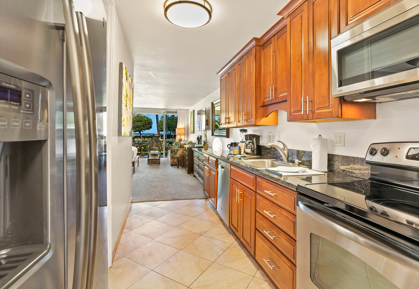 Studio Garden View Deluxe Kitchen