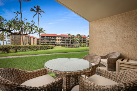 Garden View Patio with seating