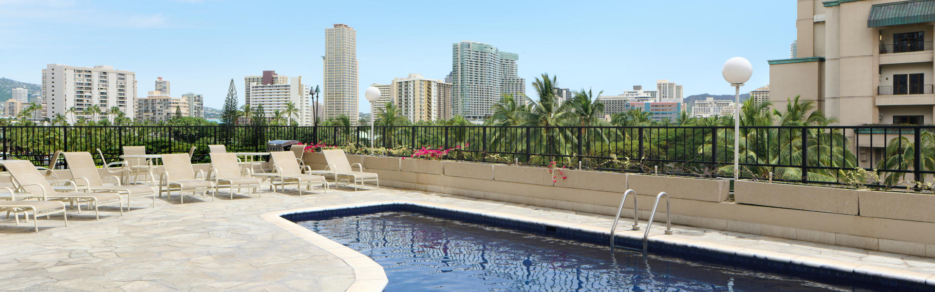 Pool and sun deck