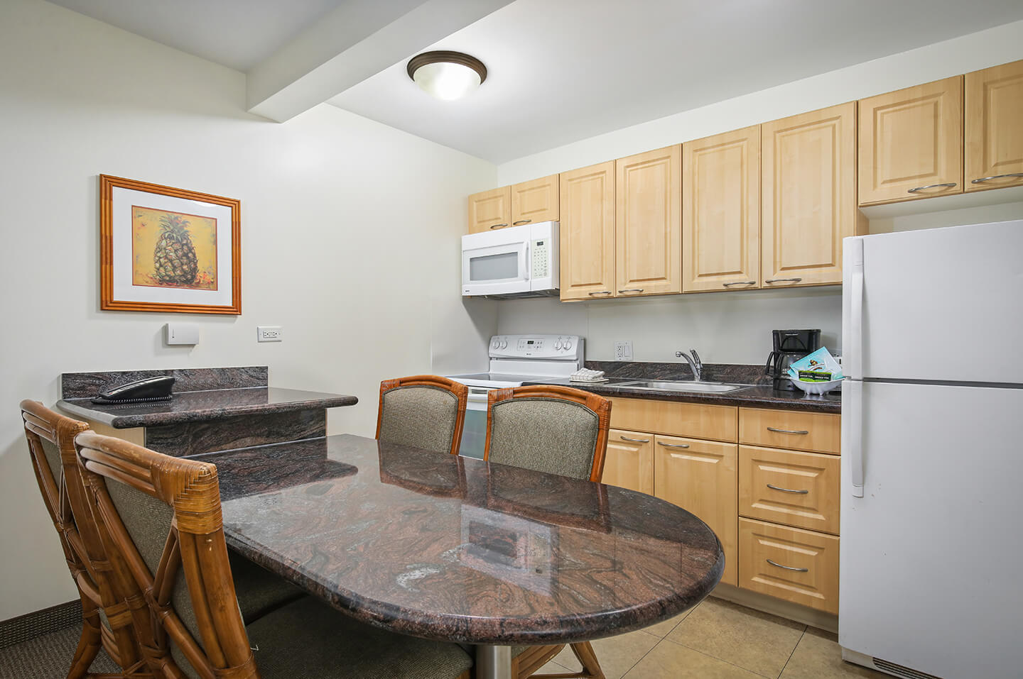 One-Bedroom Superior Suite Kitchen.
