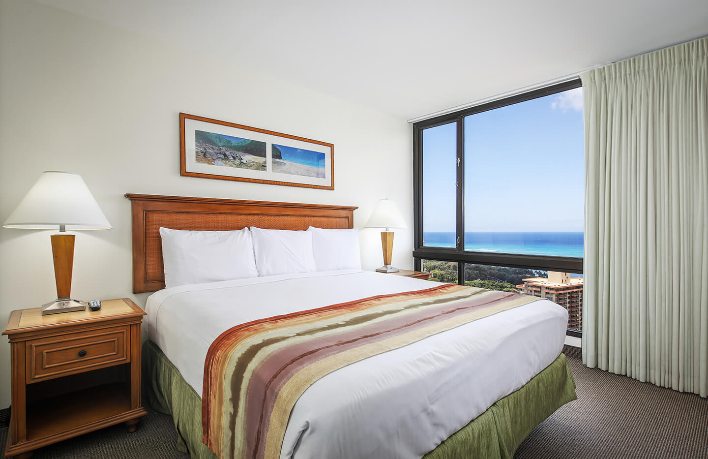 Two-Bedroom Ocean View Bedroom.