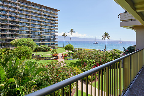 View from Studio Ocean View Lanai
