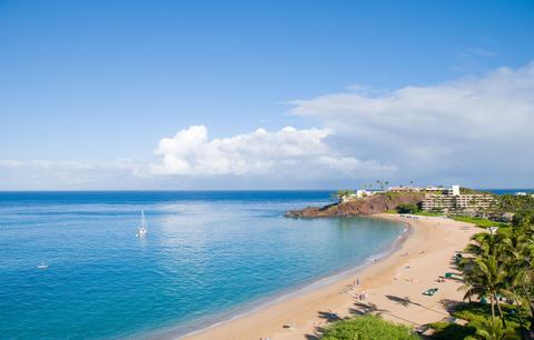 View of Kaanapali Beach from the Resort