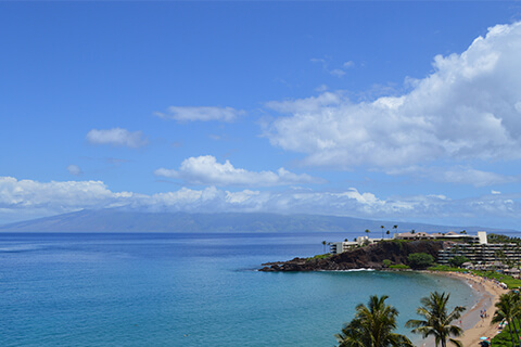View of Kaanapali Beach from the Resort
