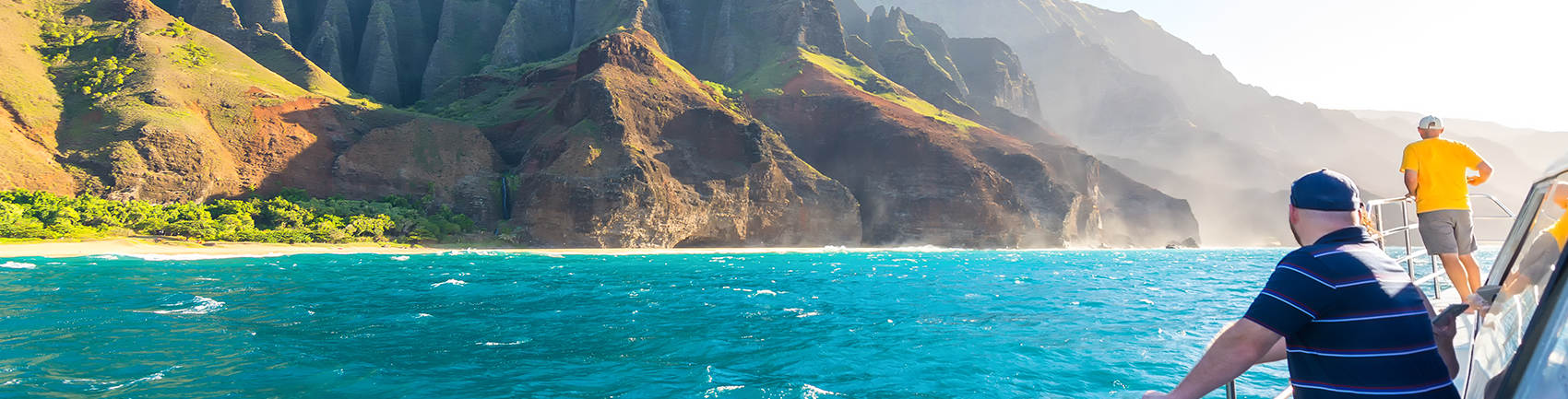Na Pali Coast State Park Tour on a boat